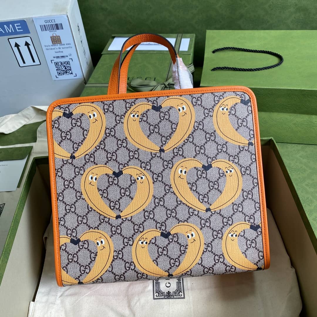 Gvc*1 GG Printed Multicolor Kids Girl Tote Replica 605614
