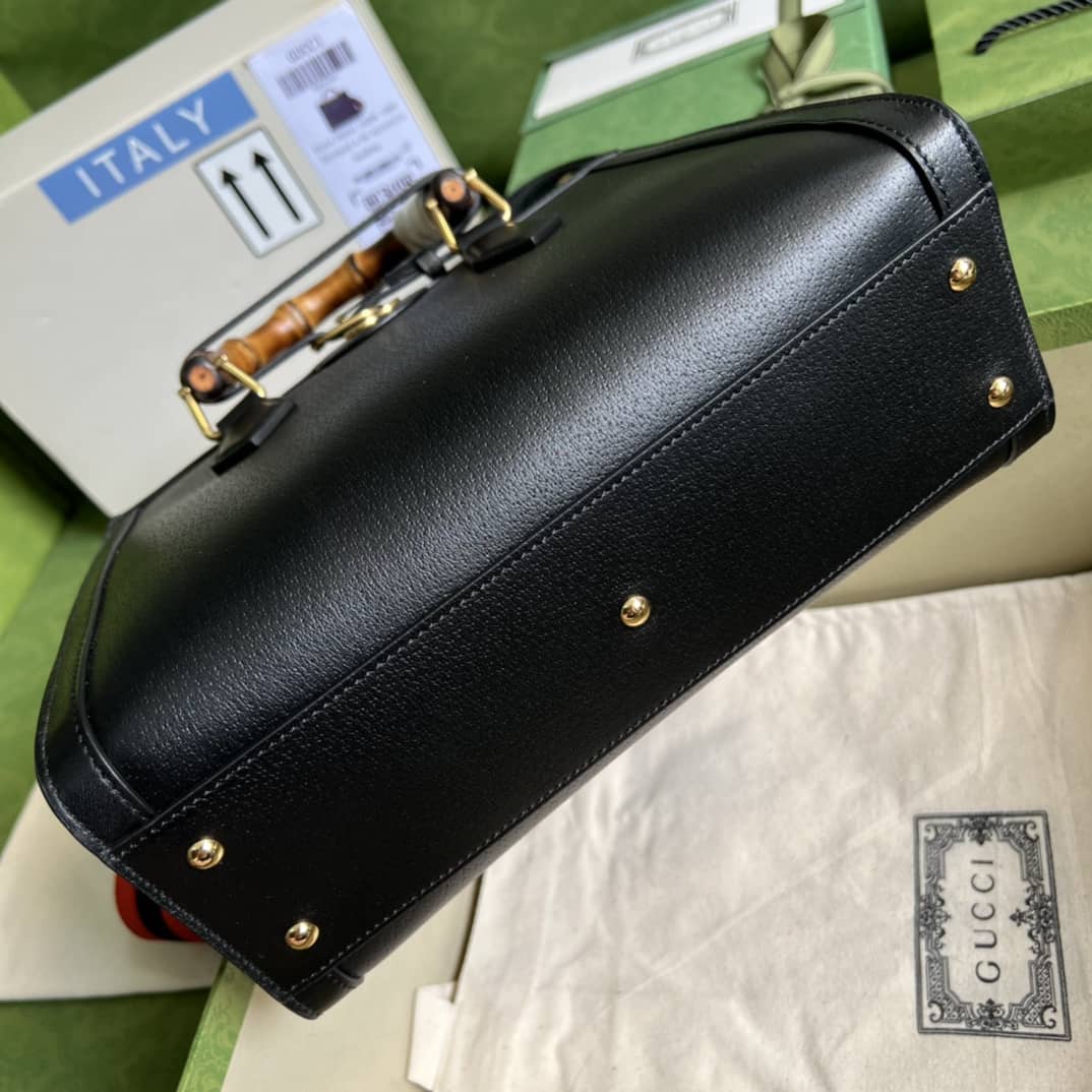 Gvc*1 Diana Small Tote Black 702721 Replica Bag