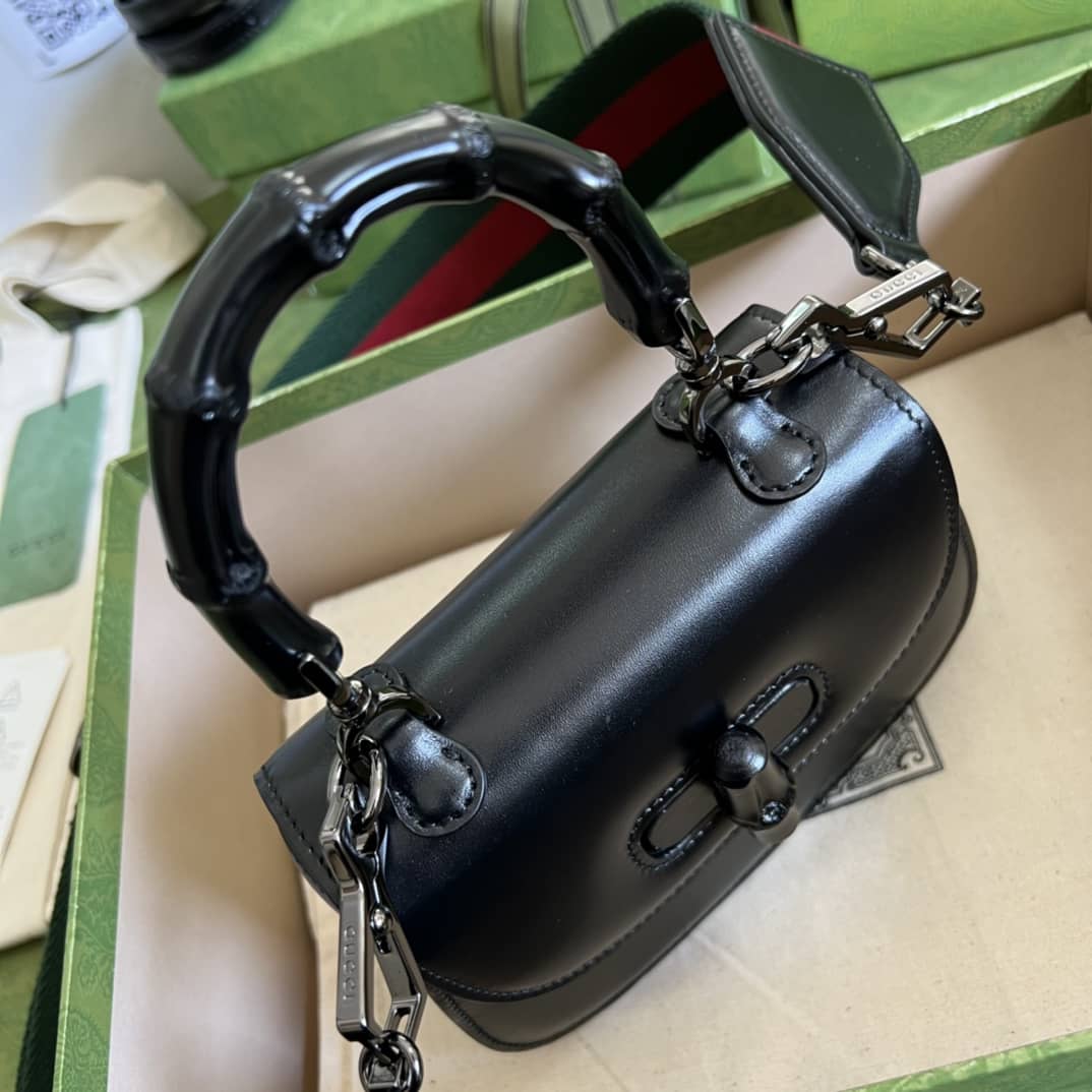 Gvc*1 Bamboo Mini Top Handle Bag Replica 686864