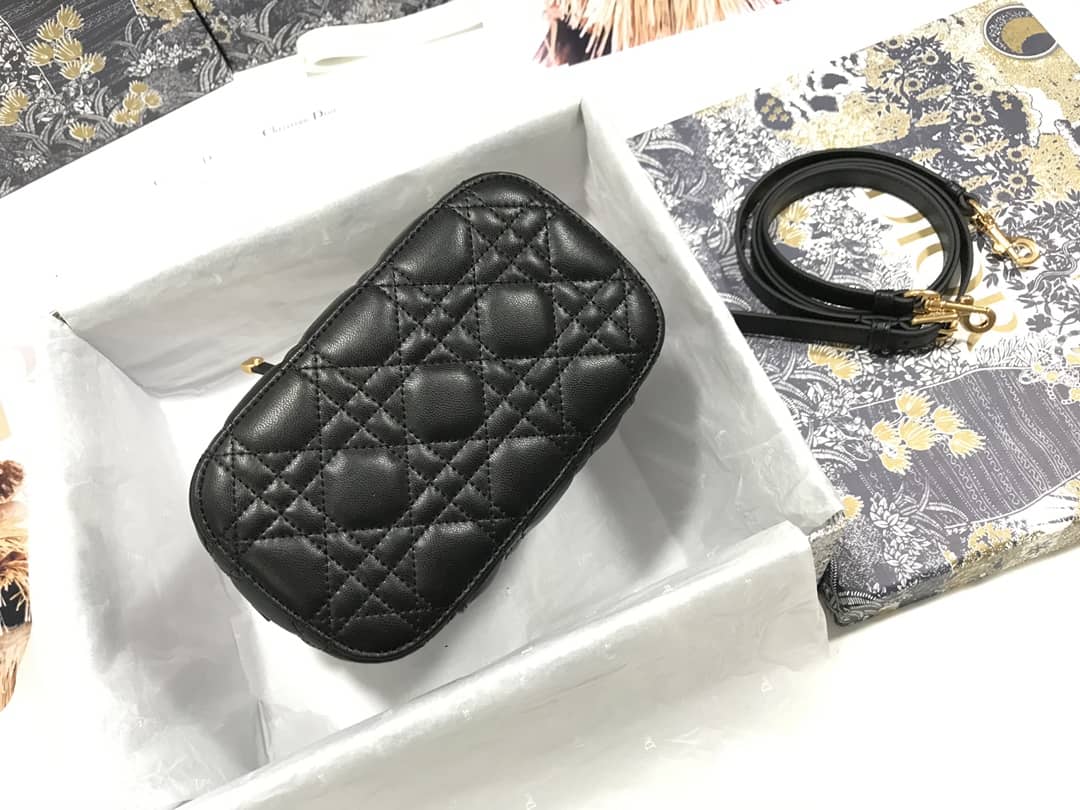 Chr1st1an D10r Travel Lambskin Vanity Case