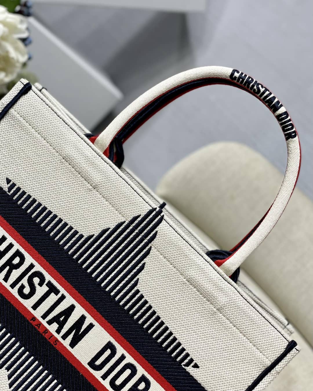 D10r Dupe CD Book Embroidery Tote Bag