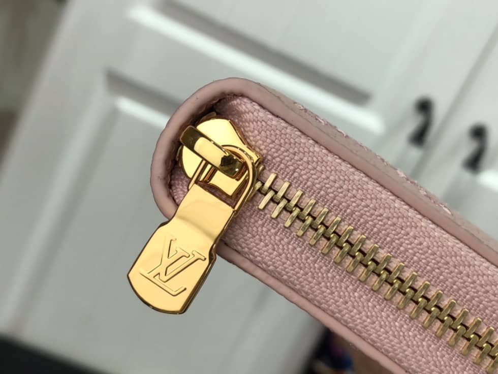 L0vis Vvtt0n Wallet Dupe Zippy Monogram Empreinte Leather Pink M81141