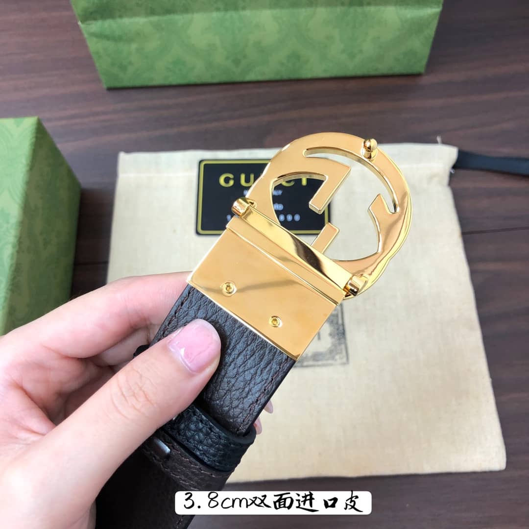 Fake Gvc*1 Logo Belt 38mm