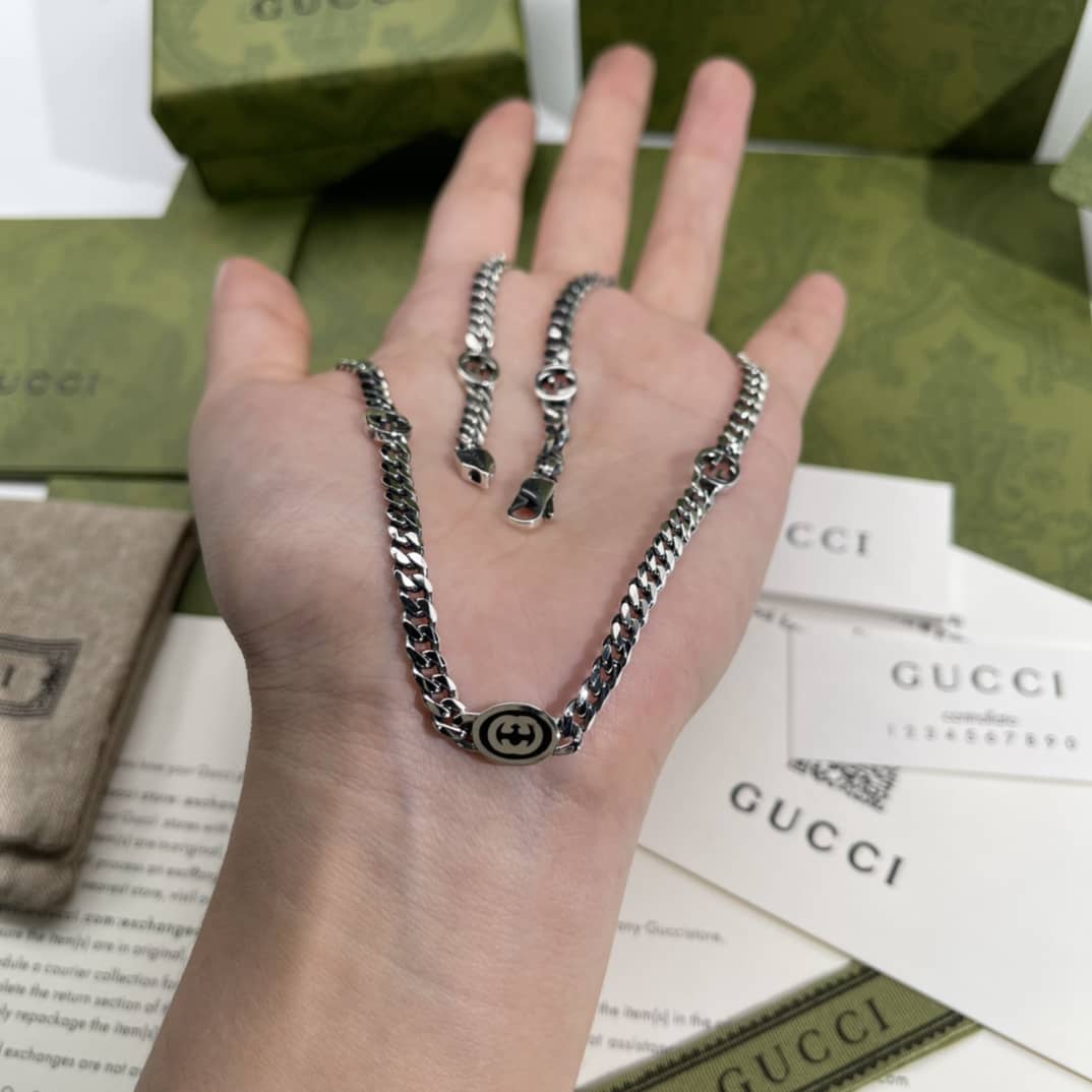 Wholesale Gvc*1 Logo Necklace