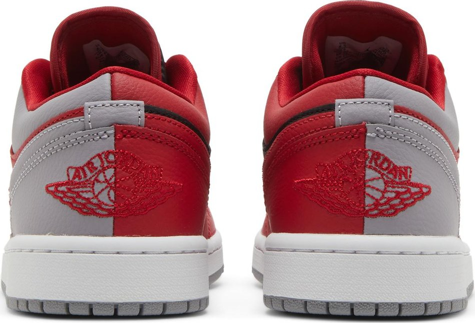 Wmns Air Jordan 1 Low SE Split Gym Red Cement Grey DR0502-600