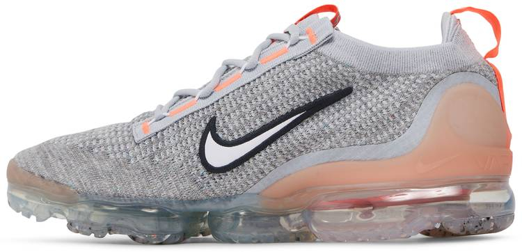 Air VaporMax 2021 Flyknit Grey Fog Bright Mango DH4084-002