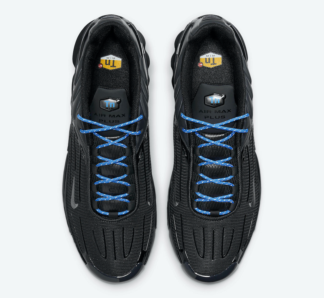 Air Max Plus 3 Black Light Photo Blue DH3984-001