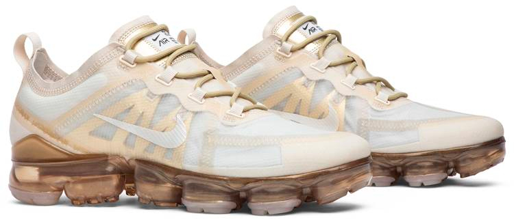 Wmns Air VaporMax 2019 White Gold AR6632-101
