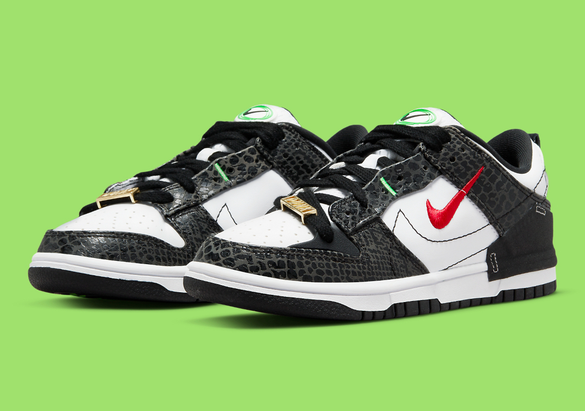 Wmns Dunk Low Disrupt 2 Just Do It Black Snakeskin DV1490-161
