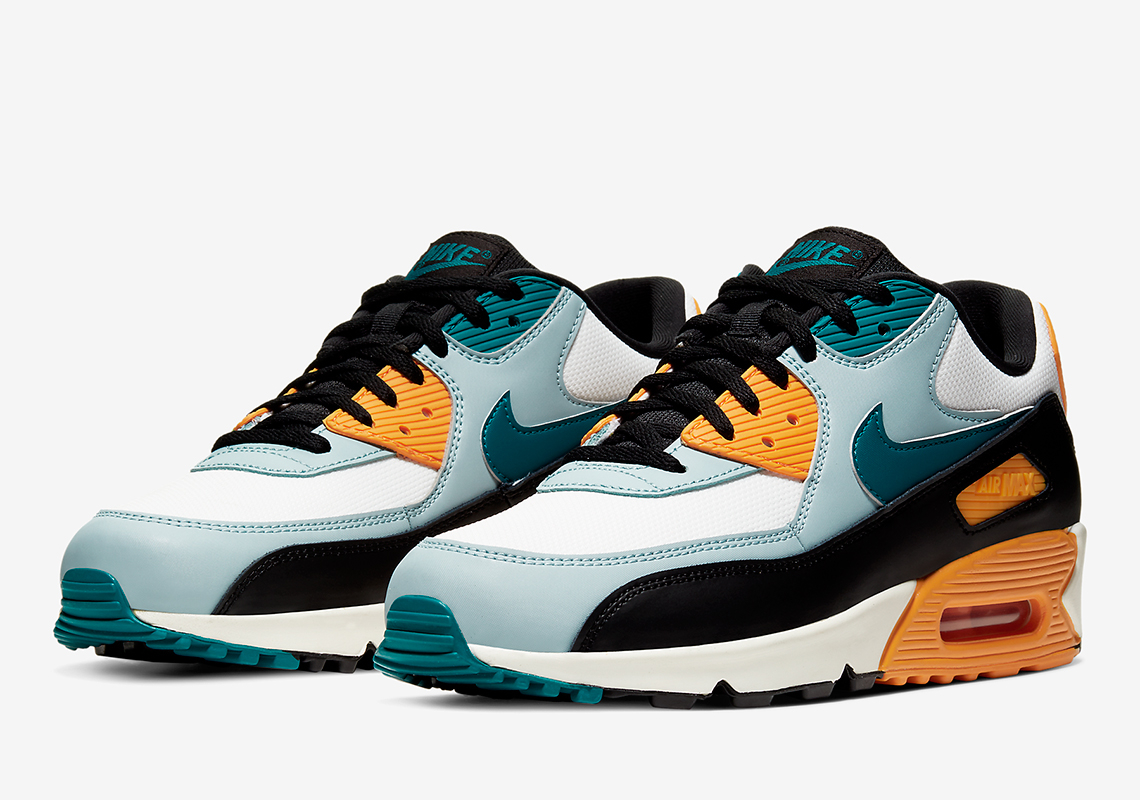 Air Max 90 Essential  Blue Gold  AJ1285-110