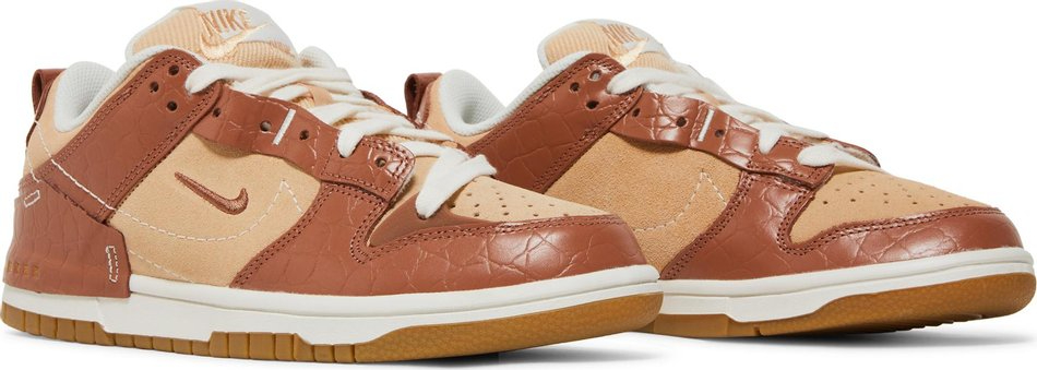 Wmns Dunk Low Disrupt 2 Brown Crocodile DV1026-215