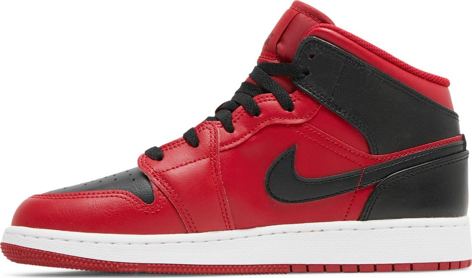 Air Jordan 1 Mid GS Reverse Bred 554725-660