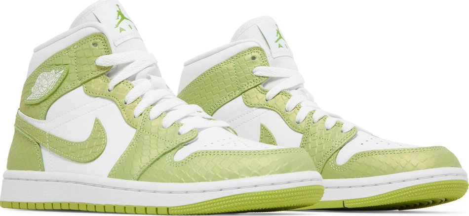 Wmns Air Jordan 1 Mid SE Green Python DV2959-113