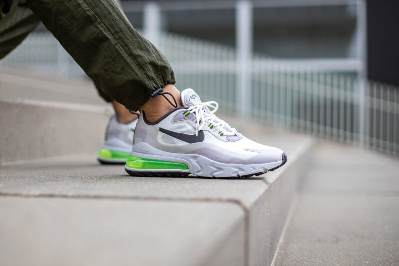 Air Max 270 React White Grey Electric Green CI3866-100