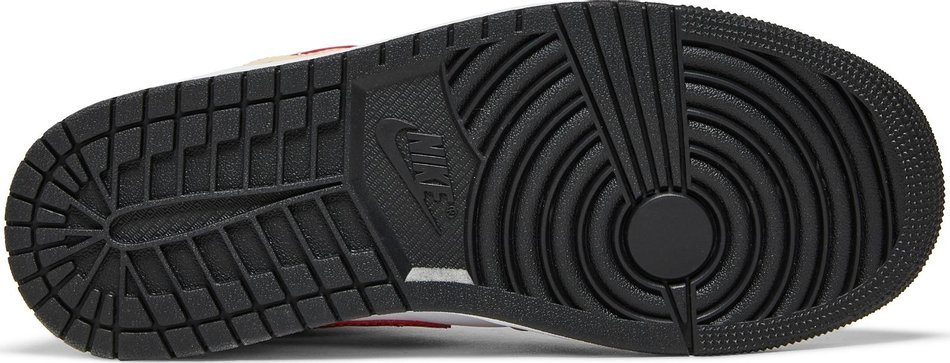 Air Jordan 1 Mid Light Curry Cardinal Red 554724-201