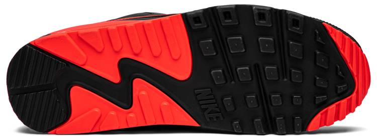 Undefeated x Air Max 90 Black Solar Red CJ7197-003