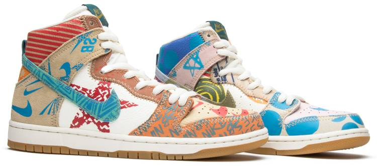 Thomas Campbell x SB Dunk High What The 918321-381