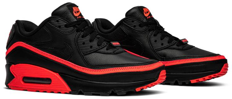 Undefeated x Air Max 90 Black Solar Red CJ7197-003