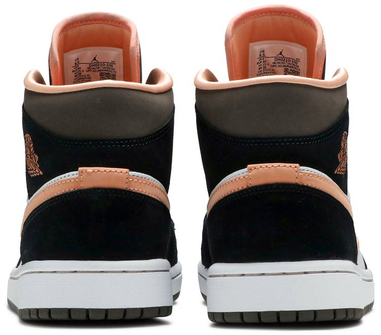 Wmns Air Jordan 1 Mid SE Peach Mocha DH0210-100