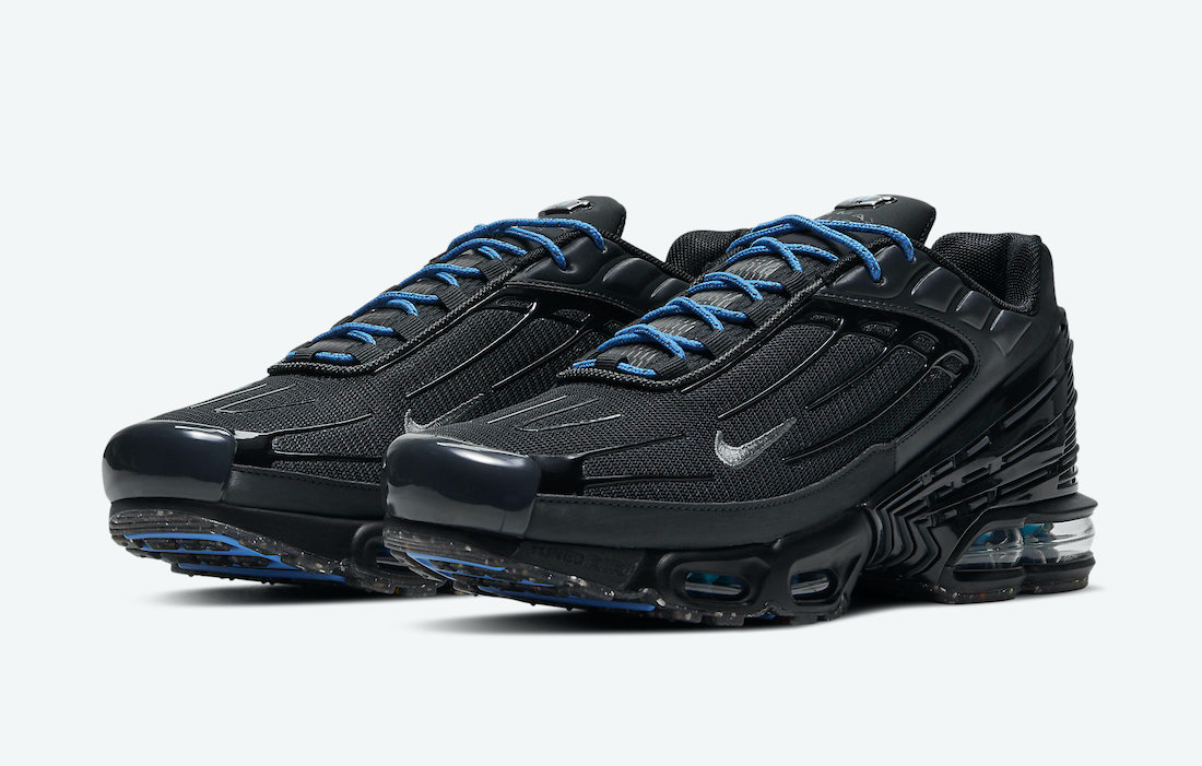 Air Max Plus 3 Black Light Photo Blue DH3984-001