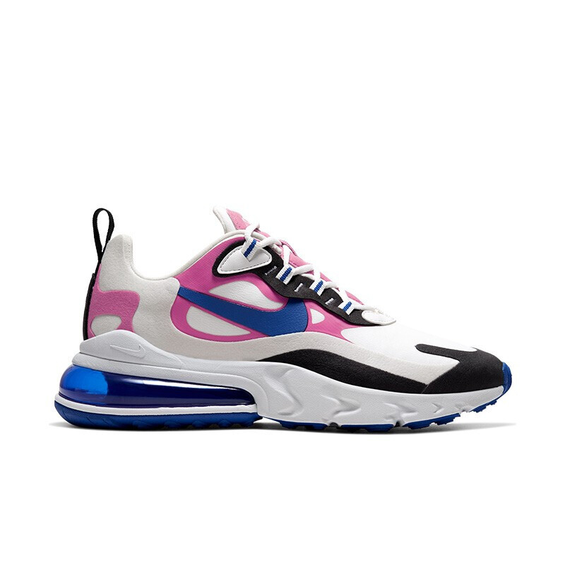 Wmns Air Max 270 React White Fuchsia Blue CI3899-100