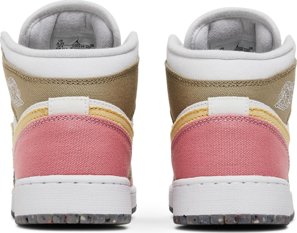 Air Jordan 1 Mid SE GS Pastel Grind DJ0338-100