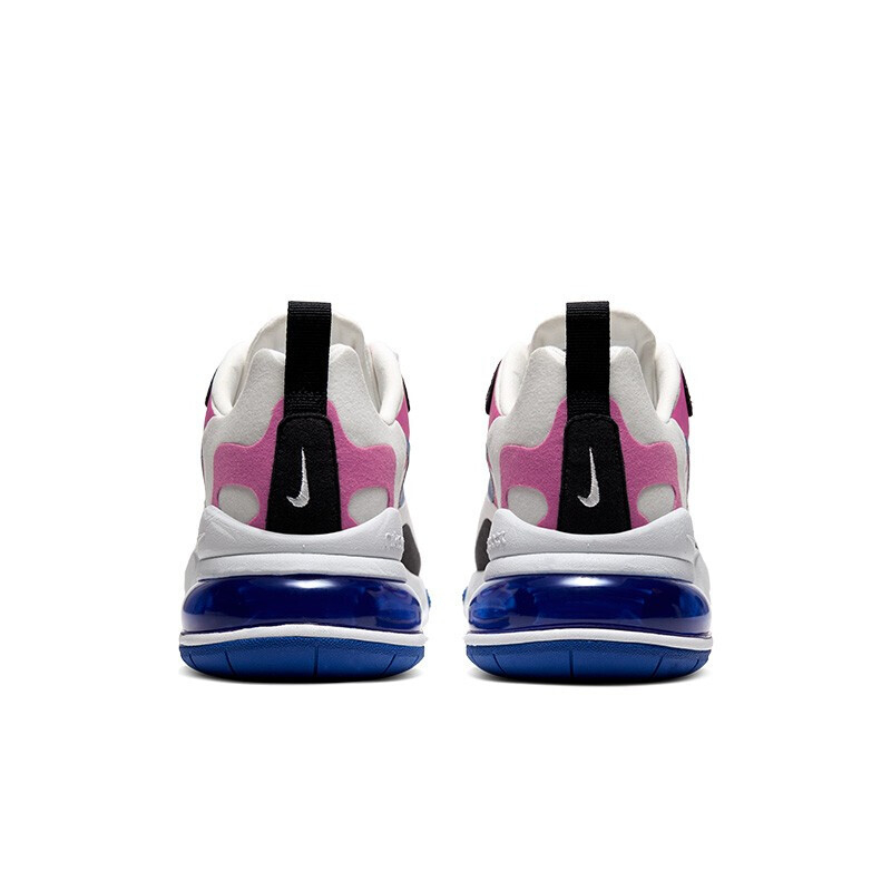 Wmns Air Max 270 React White Fuchsia Blue CI3899-100
