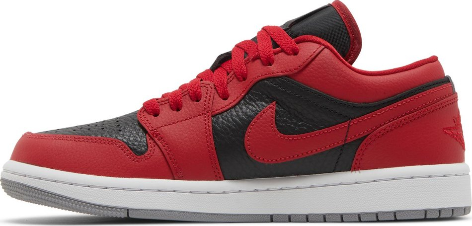 Wmns Air Jordan 1 Low SE Split Gym Red Cement Grey DR0502-600