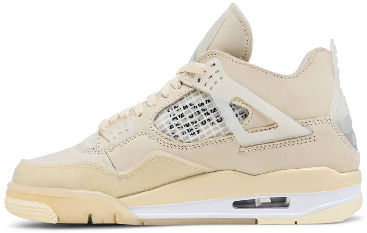 Off-White x Wmns Air Jordan 4 SP Sail CV9388-100 Reps