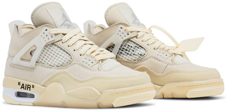 Off-White x Wmns Air Jordan 4 SP Sail CV9388-100 Reps
