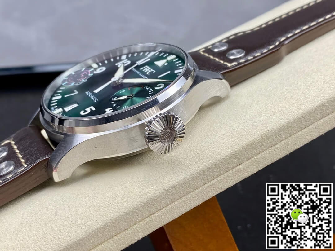 Replica IWC Pilot IW501015 1:1 Best Edition AZ Factory Green Dial