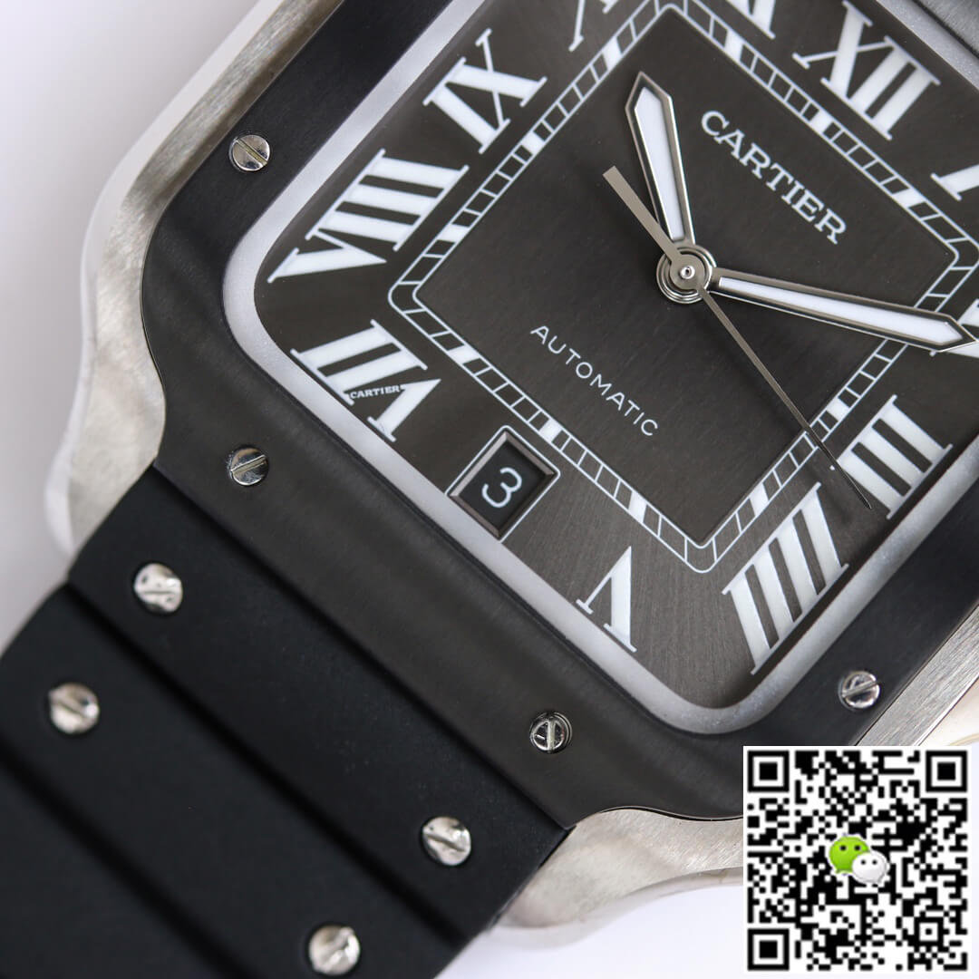 Replica Ca*t1er Santos WSSA0037 1:1 Best Edition GF Factory V2 Rubber Strap