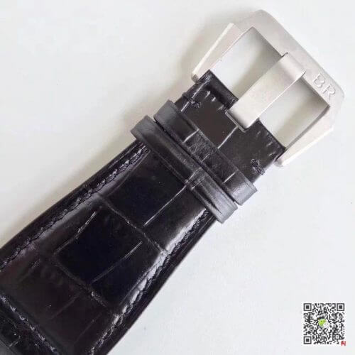 Replica Bell Ross BR 01 Men Watches 1:1 Best Edition Swiss ETA9015 Black Leather Strap