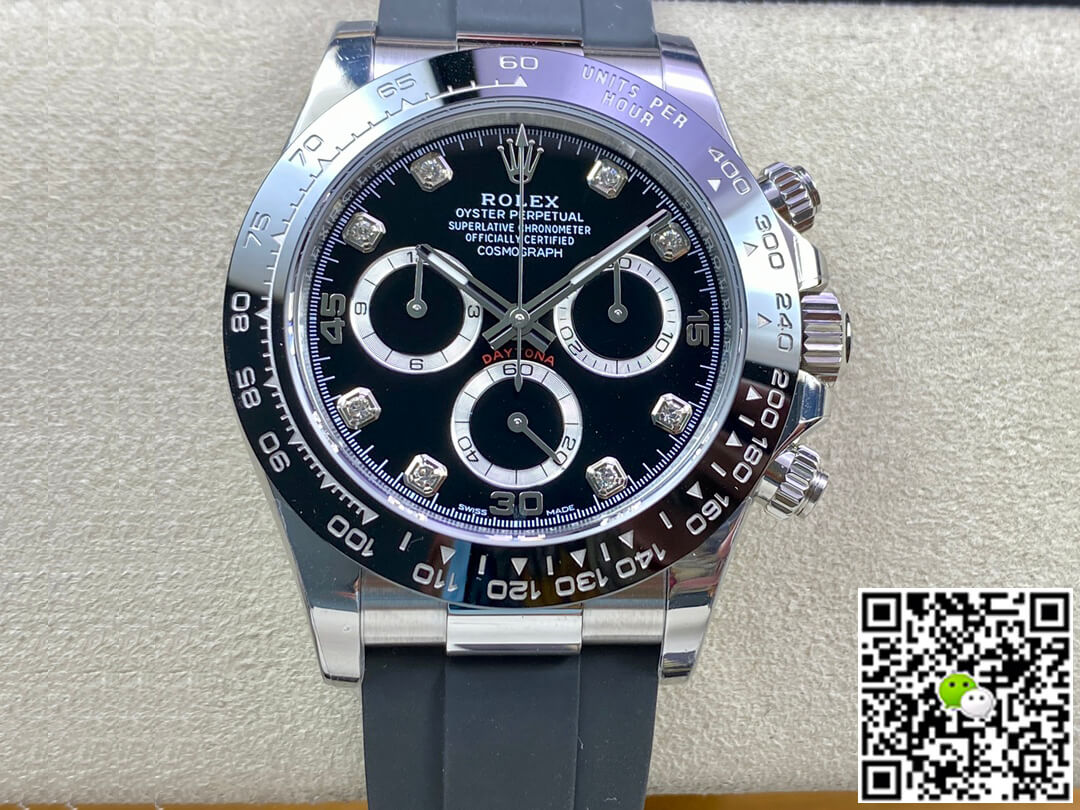 Replica R01ex Daytona M116519LN-0025 1:1 Best Edition BT Factory Black Dial