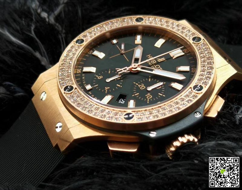 Replica Hublot Big Bang 301.PX.1180.RX.1104 1:1 Best Edition V6 Factory Rose Gold D1am0nd Swiss HUB4100