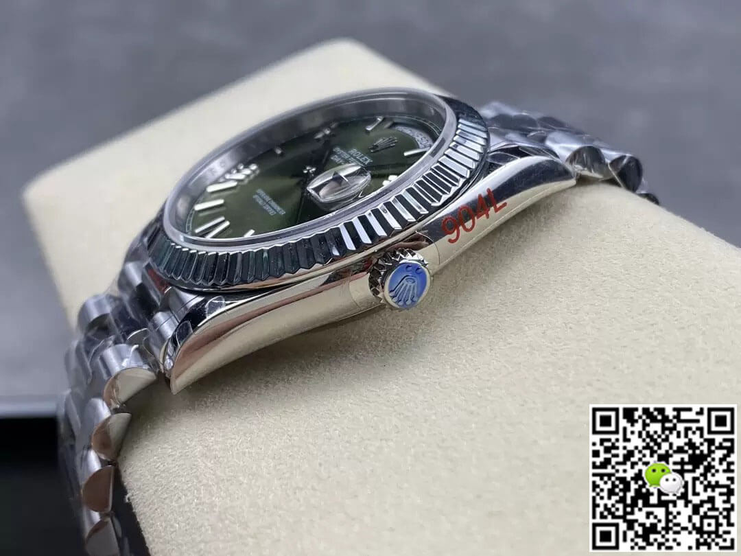 Replica R01ex Day Date M228236-0008 1:1 Best Edition GM Factory V2 Green Dial