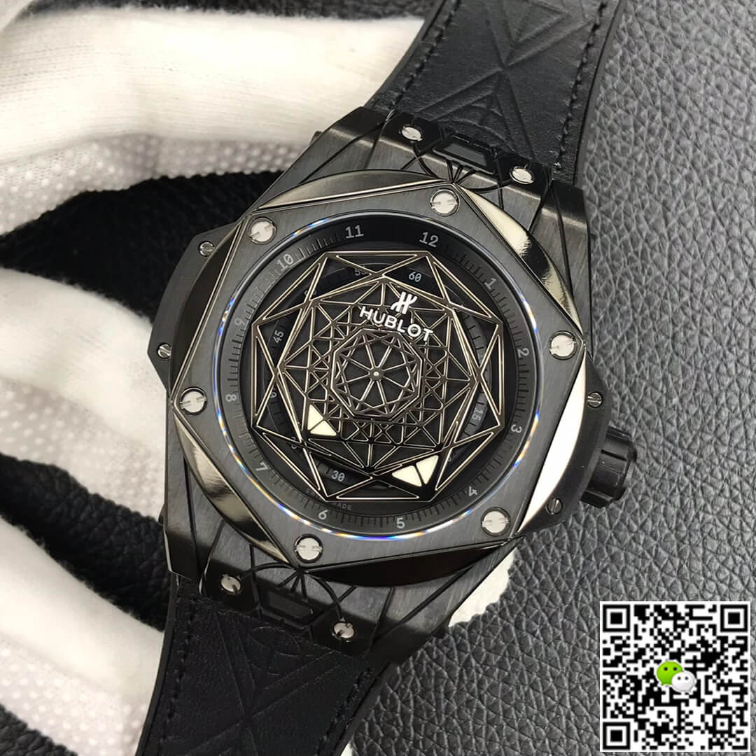 Replica Hublot Big Bang 415.CX.1112.VR.MXM18 1:1 Best Edition WWF Factory Black Dial