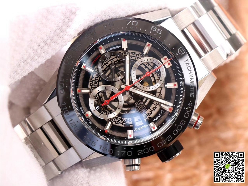 Replica TAG Heuer Carrera CAR2A1W.BA0703 1:1 Best Edition XF Factory Black Dial Swiss HEUER 01