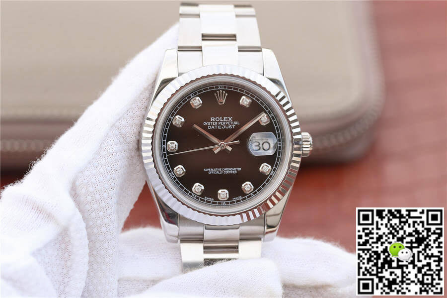 Replica R01ex Datejust M126334-0011 1:1 Best Edition EW Factory Black Dial