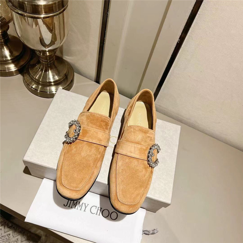 J1m*y Ch00 Deanna Low Heel Loafers