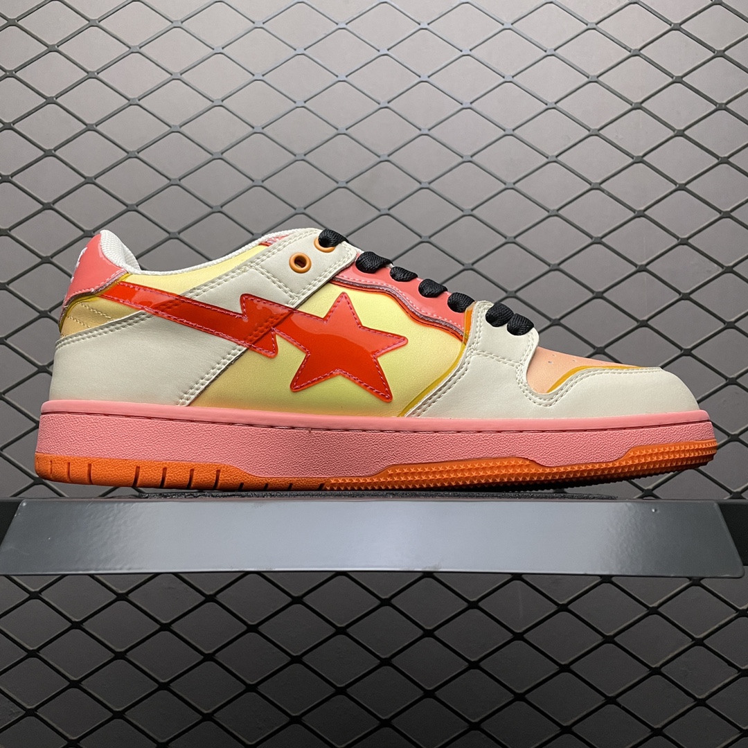 A Bathing Ape Bape SK8 Sta Orange