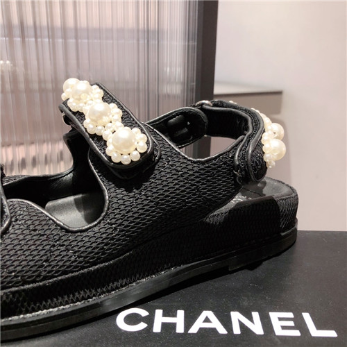 Ch**el flat beach shoes sandals