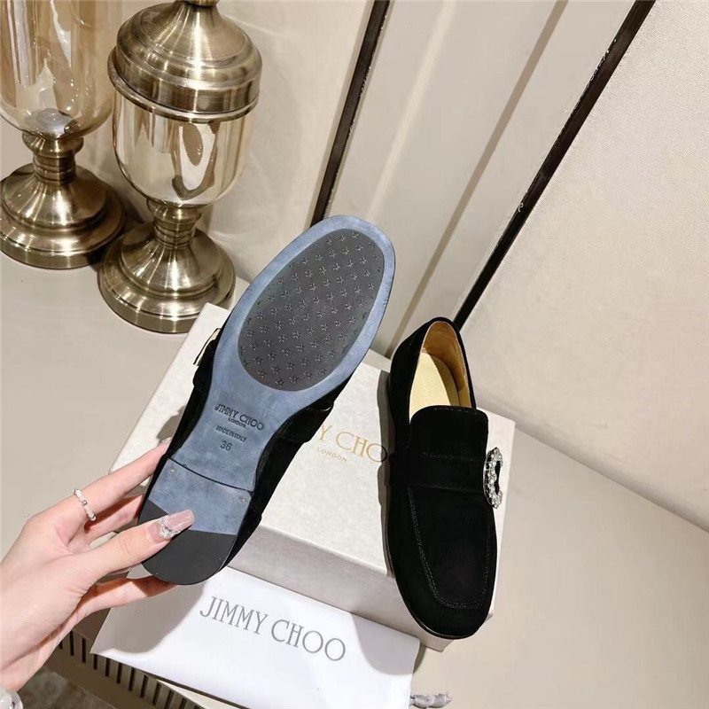J1m*y Ch00 Deanna Low Heel Loafers