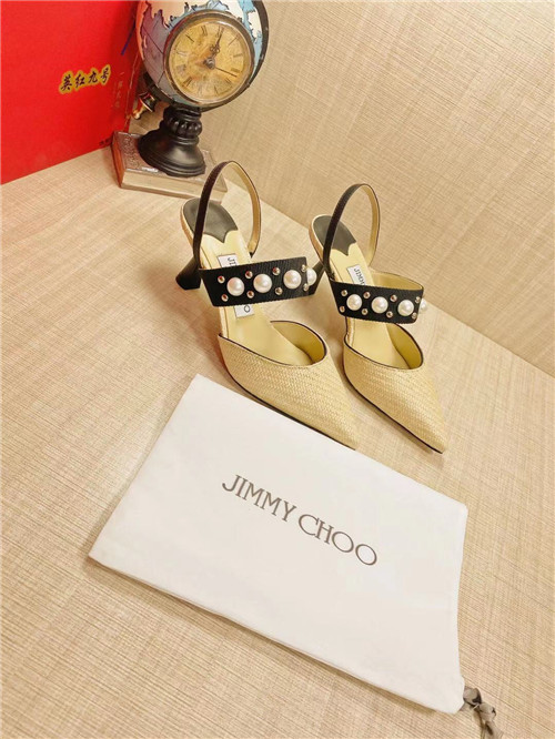 J1m*y Ch00 Pearl Heels Dupe pearl rivet high heel sandals