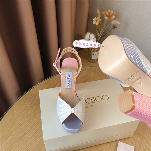 J1m*y Ch00 pearl  block heels