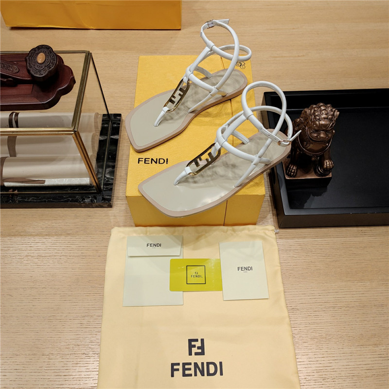 F**di flat beach sandals
