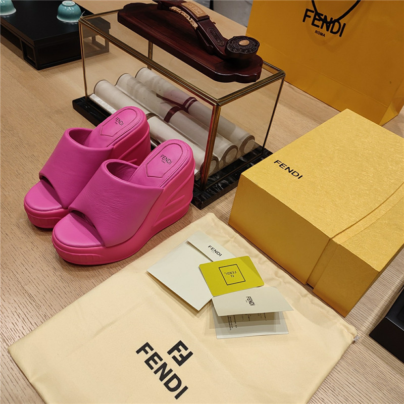 F**di wedge platform sandals