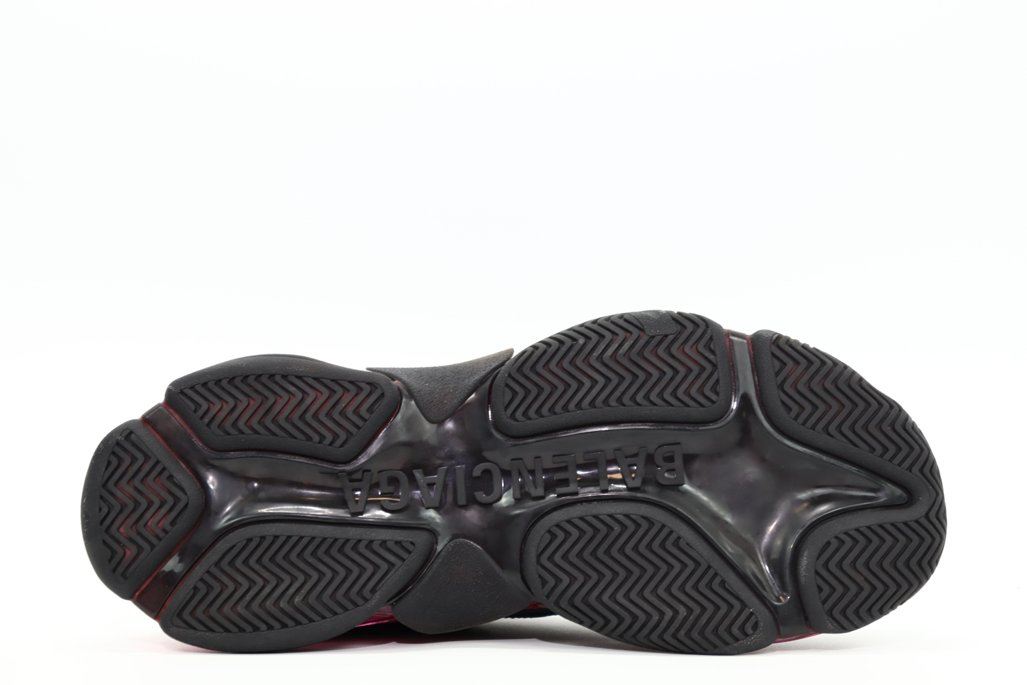 Ba1en*iaga Triple S Black purple Replica