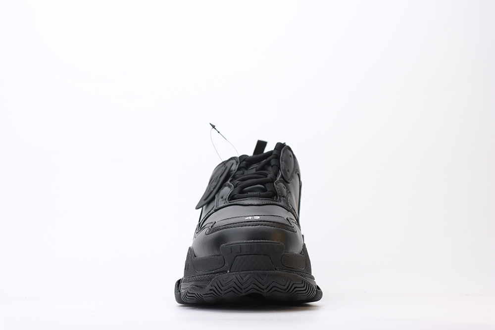 Ba1en*iaga Triple S Sneaker Black Leather
