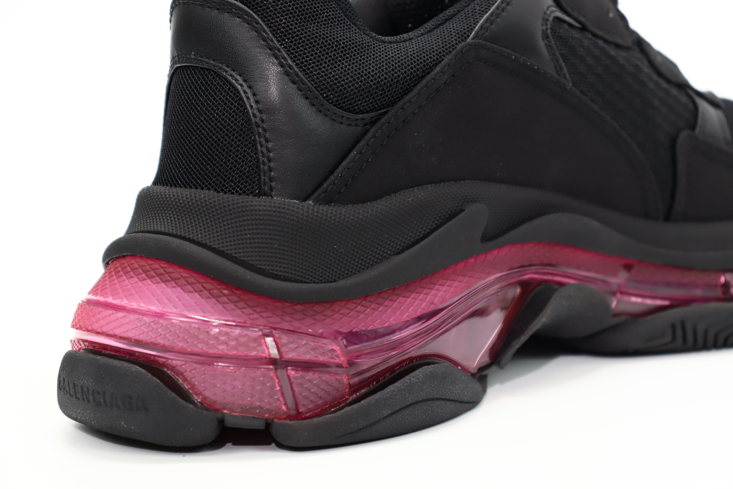 Ba1en*iaga Triple S Black purple Replica
